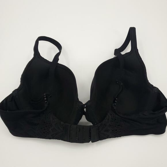 Victoria's Secret Body by Victoria Lined Perfect Coverage Bra 36C Black - Picture 3 of 5